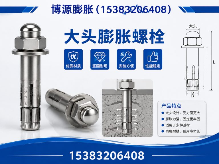 大名县不锈钢膨胀螺栓展示图
